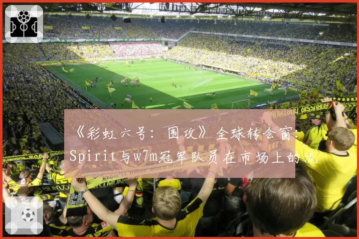 《彩虹六号:围攻》全球转会窗:Spirit与w7m冠军队员在市场上的流动性与需求差异